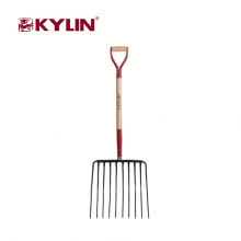 Professional Agriculture Farm Tools Hand Held Rake Fork And Spade Shovel